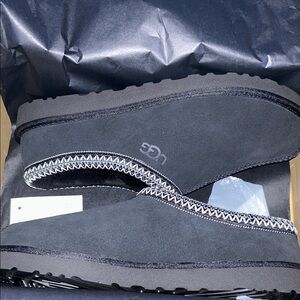 UGG Charcoal Suede Slippers